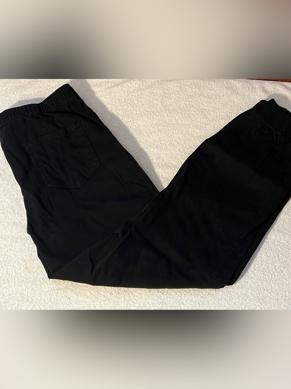 Arizona Dressy Cotton Joggers Husky Stretch Drawstring Elastic Waistband Uniform